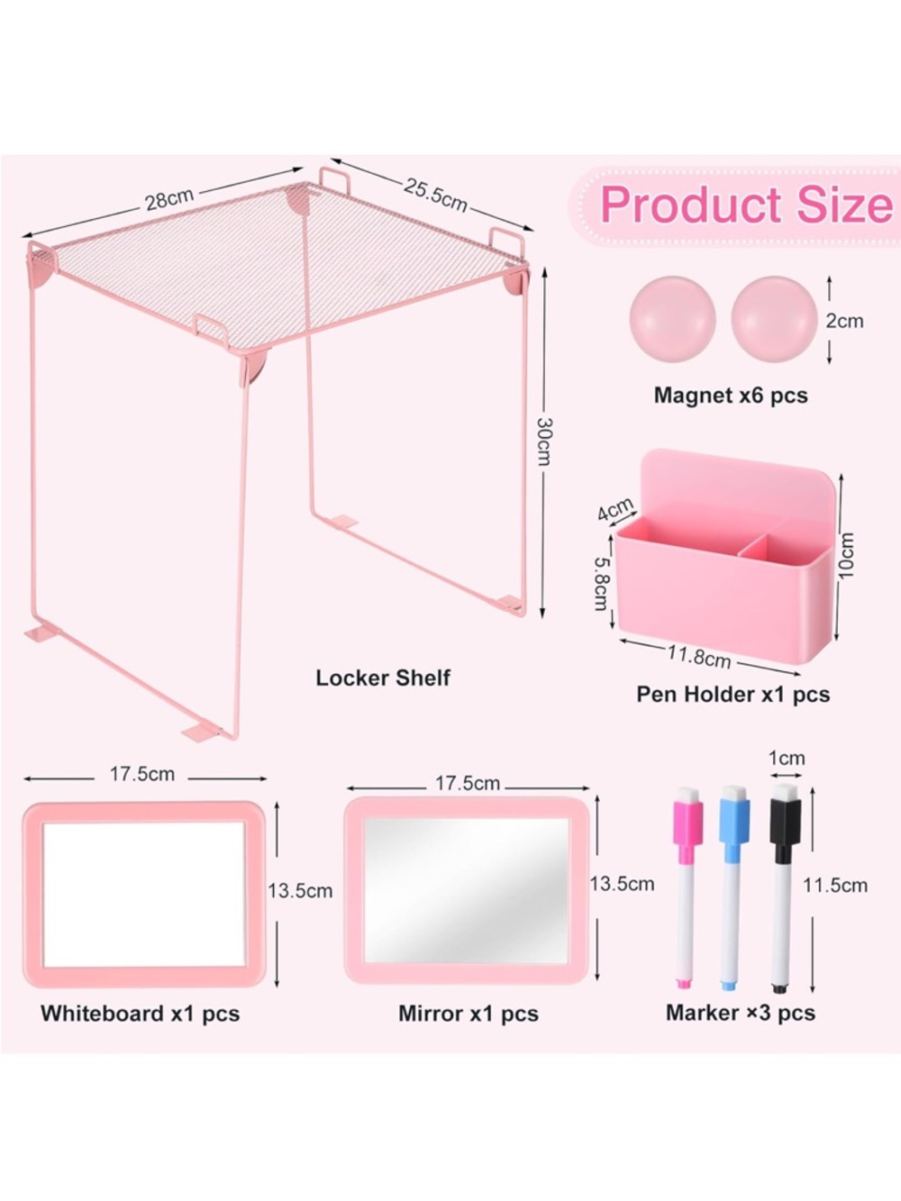 Pink Locker Set- ✨NEW ✨ - Picture 2 of 4